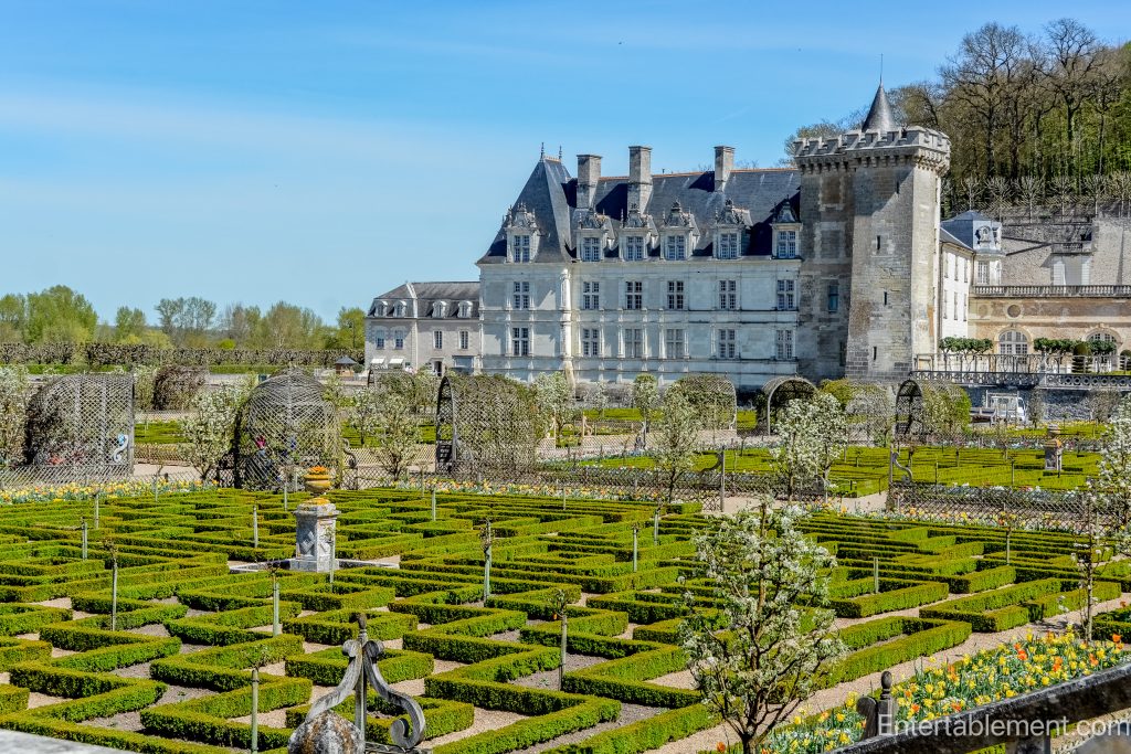 Cloistered pathways through Villandry’s geometric box hedges