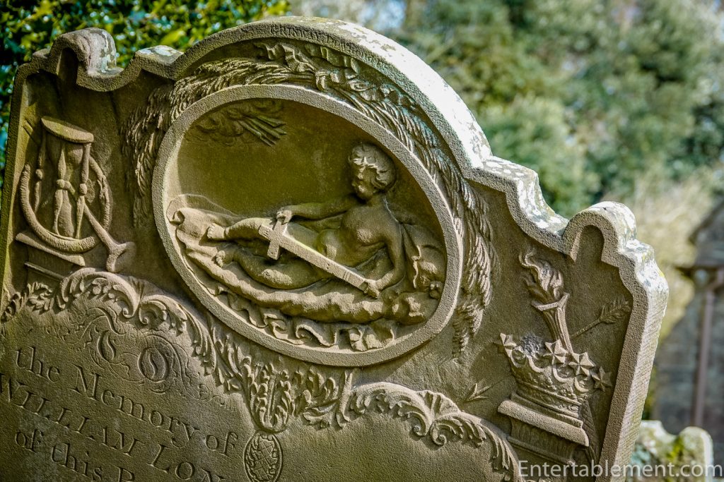 Headstone at Dyrham Park