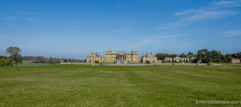 Holkham Hall, Norfolk exterior view.